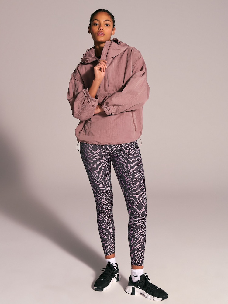 Rose Pink Overhead Rain Jacket - Image 3 of 8