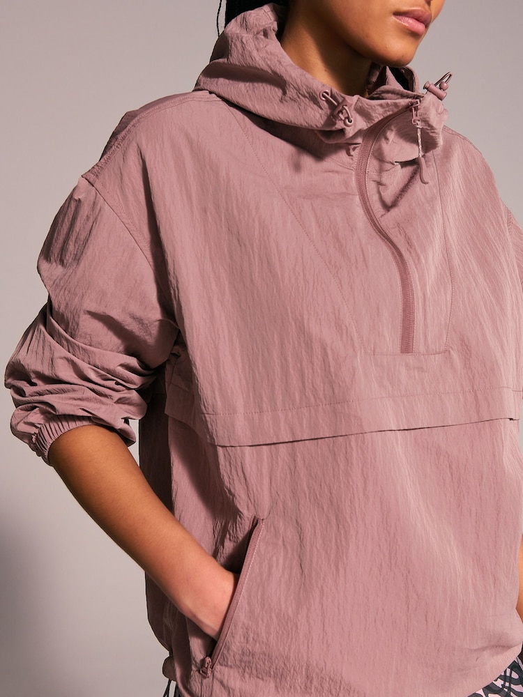 Rose Pink Overhead Rain Jacket - Image 5 of 8