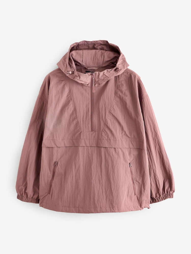 Rose Pink Overhead Rain Jacket - Image 6 of 8