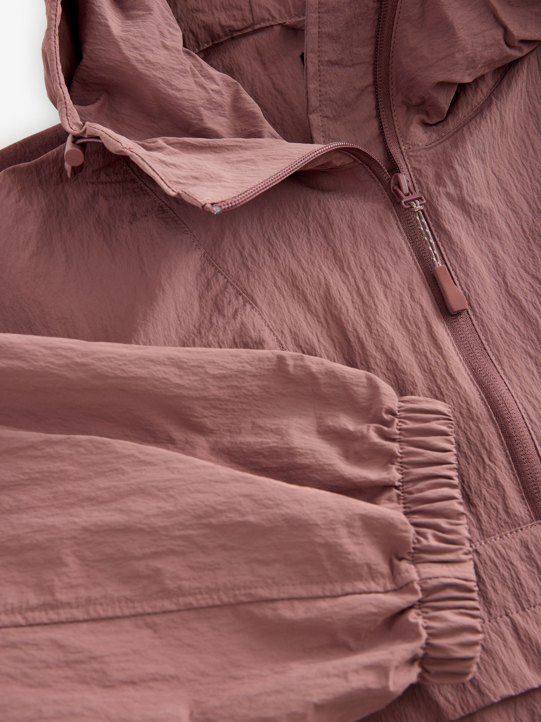 Buy Rose Pink Overhead Rain Jacket from Next USA