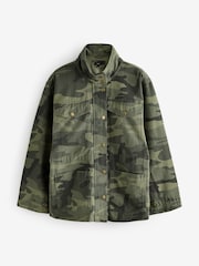 Khaki Camo Cotton Utility Jacket - Image 5 of 7