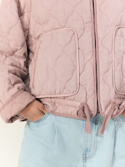 Pink Quilted Jacket - Image 5 of 8
