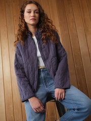 Charcoal Grey Quilted Jacket - Image 1 of 5