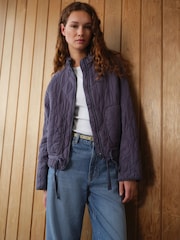 Charcoal Grey Quilted Jacket - Image 2 of 5