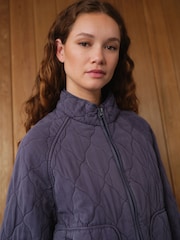 Charcoal Grey Quilted Jacket - Image 3 of 5