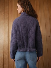 Charcoal Grey Quilted Jacket - Image 4 of 5