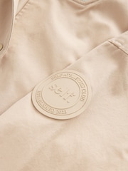 self. Sand Cream Self Bomber Jacket - Image 7 of 8