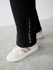 Noir - Baker by Ted Baker Wide Leg Sweatshirt and Joggers Set - Image 11 de 16