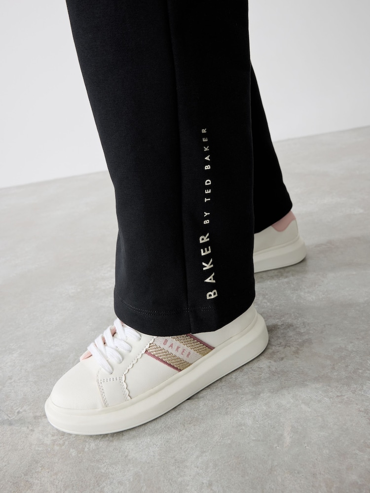 Noir - Baker by Ted Baker Wide Leg Sweatshirt and Joggers Set - Image 11 of 16