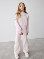 وردي - حزمة من بنطلون رياضي وسويت شيرت بقصّة رِجل واسعة من Baker By Ted Baker - صورة 1 من 14