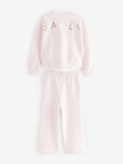 وردي - حزمة من بنطلون رياضي وسويت شيرت بقصّة رِجل واسعة من Baker By Ted Baker - صورة 12 من 14