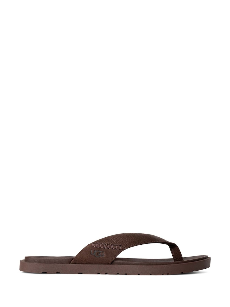 UGG Brown Seaside II Slide Sandals - Image 1 of 4