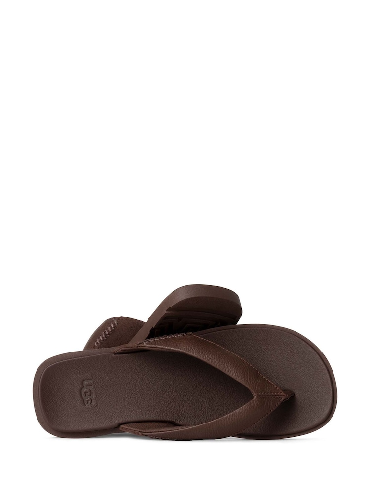 UGG Brown Seaside II Slide Sandals - Image 3 of 4