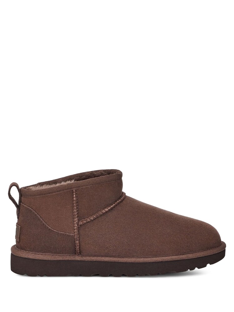 UGG Brown Classic Ultra Mini Boots - Image 1 of 6