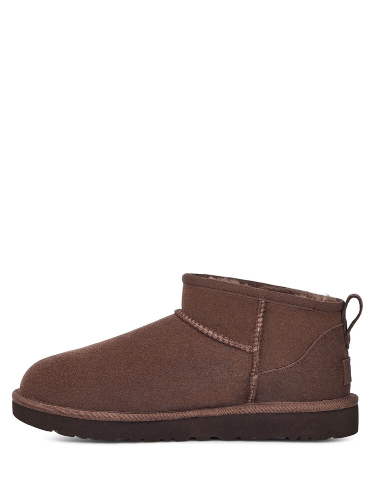 UGG Brown Classic Ultra Mini Boots - Image 2 of 6