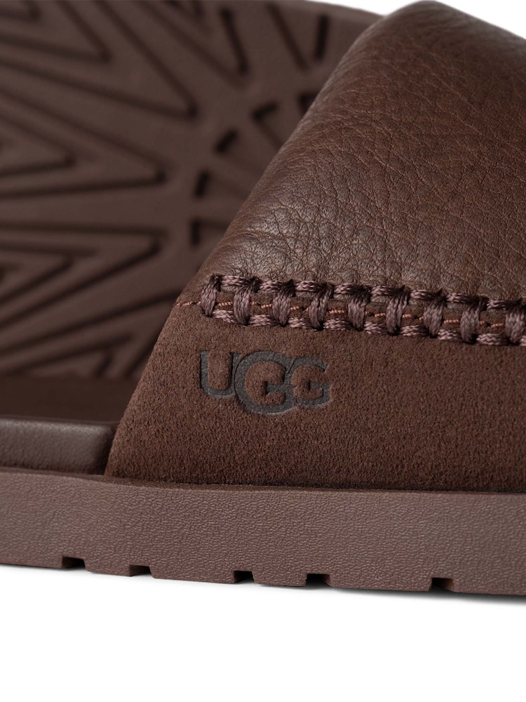 UGG Brown Seaside II Slide Sandals - Image 4 of 4