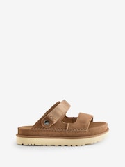 UGG Brown Goldenstar Glide Sandals - Image 1 of 1