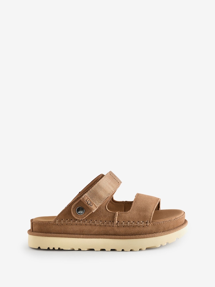 UGG Brown Goldenstar Glide Sandals - Image 1 of 1