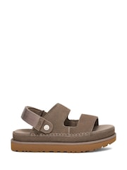 UGG Grey Goldenstar Glide Sandals - Image 1 of 5