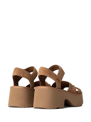 UGG Brown New Heights Ankle Strap Sandals - Image 3 of 4
