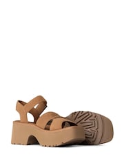UGG Brown New Heights Ankle Strap Sandals - Image 4 of 4
