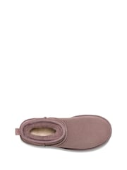 UGG Purple Classic Ultra Mini Boots - Image 5 of 6