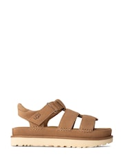 UGG Brown Goldenstar Strap Sandals - Image 1 of 7