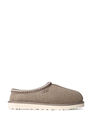 UGG Grey Tasman Shaggy Suede Slippers - Image 1 of 6