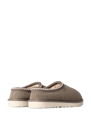 UGG Grey Tasman Shaggy Suede Slippers - Image 2 of 6