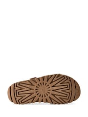 UGG Brown Goldenglow Slides Sandals - Image 4 of 6