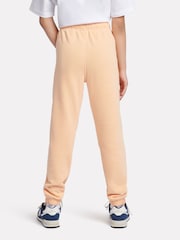 New Balance Pink Dark Girls Small Brush Back Logo Joggers - Image 3 of 8
