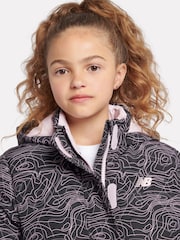 New Balance Black Girls AOP Puffer Coat - Image 4 of 12