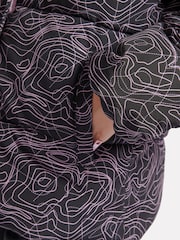 New Balance Black Girls AOP Puffer Coat - Image 6 of 12