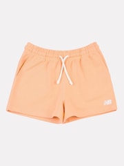 New Balance Pink Small Girls Logo Shorts - Image 1 of 3