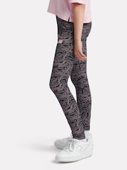New Balance Black Girls AOP Jersey Leggings - Image 5 of 8