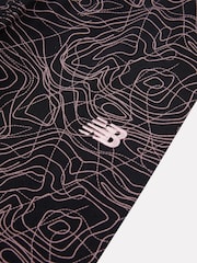 New Balance Black Girls AOP Jersey Leggings - Image 8 of 8
