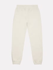 New Balance White Girls Small Brush Back Logo Joggers - Image 8 of 9