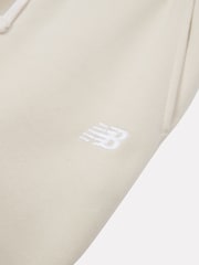 New Balance White Girls Small Brush Back Logo Joggers - Image 9 of 9
