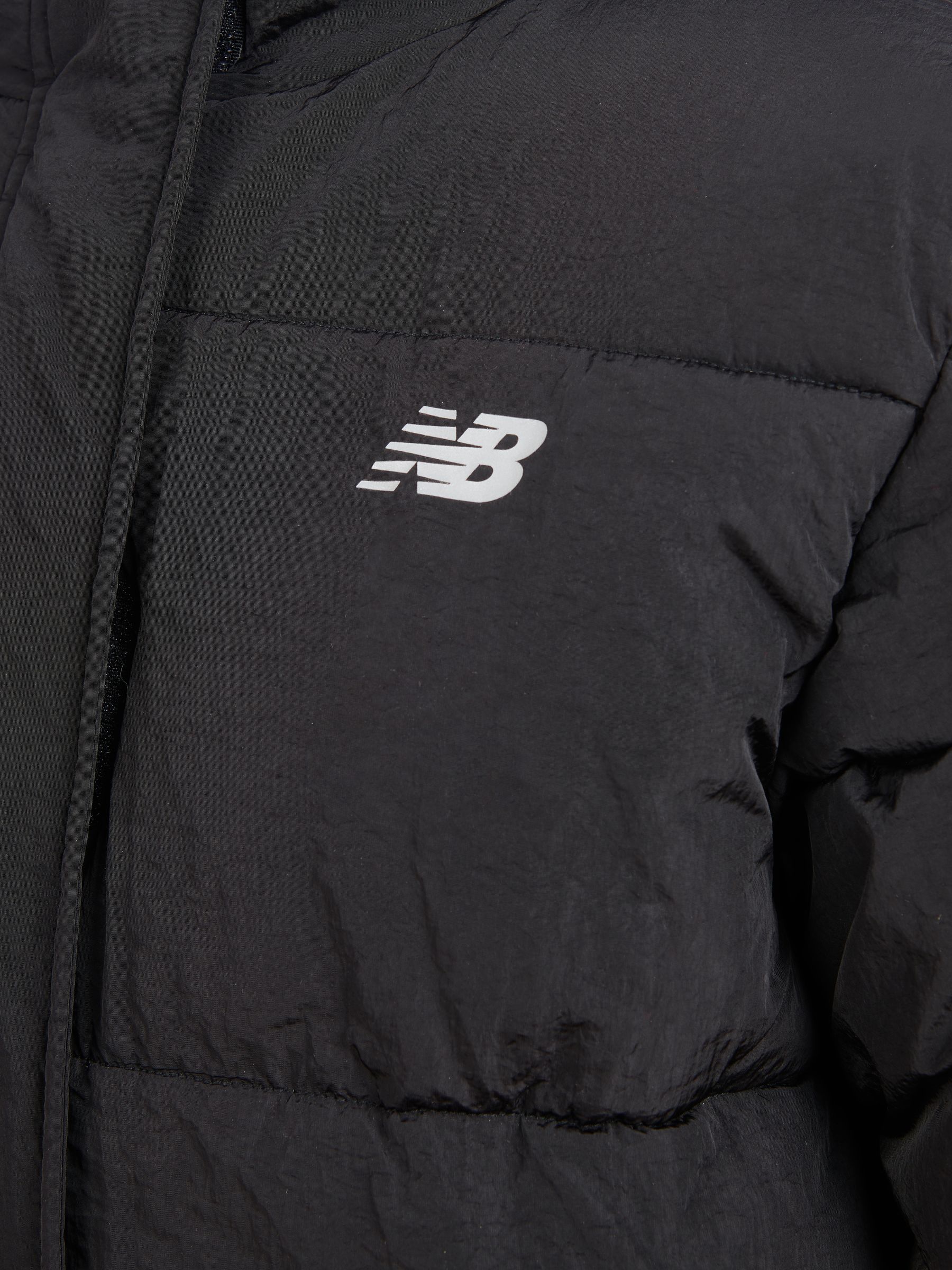 New Balance Padded Short Jacket ブラック XL New Balance Winterized Short Synthetic Puffer Black Down & Puffer