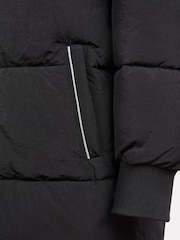 New Balance Black Girls NB Longline Puffer Coat - Image 7 of 7