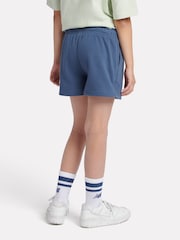 New Balance Blue Small Girls Logo Shorts - Image 3 of 8
