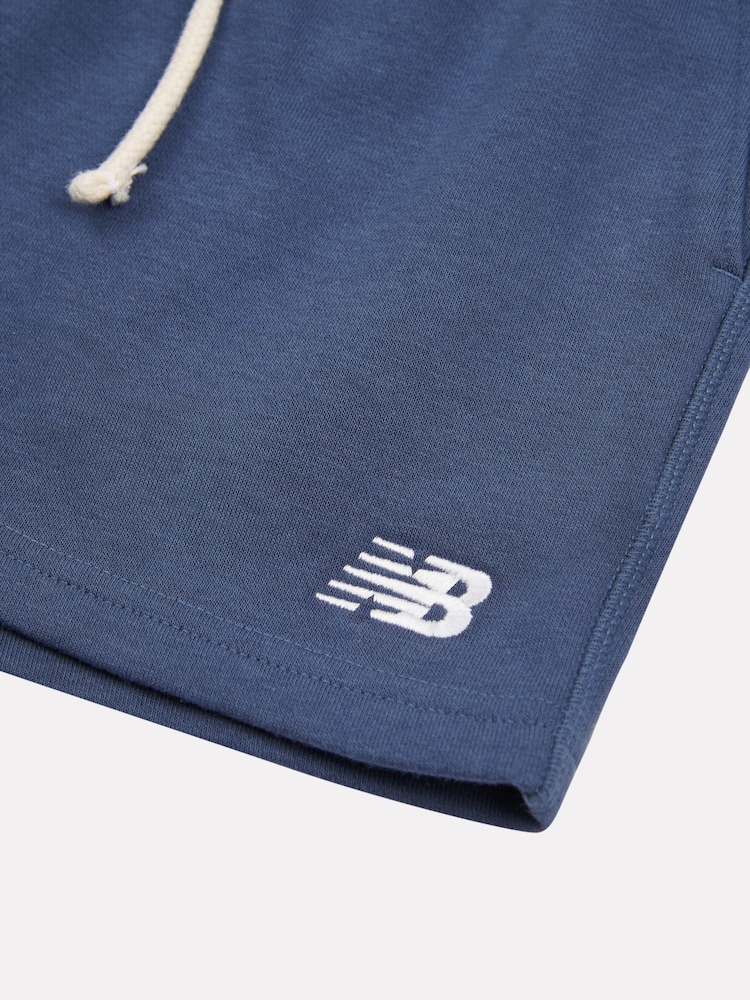 New Balance Blue Small Girls Logo Shorts - Image 8 of 8