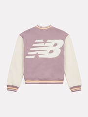 سترة بيسبول فاخرة للبنات من القطن 100% من New Balance - صورة 2 من 4