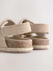 Neutral Wide Fit (G) Corkbed Two Strap Sandals - Image 5 of 6