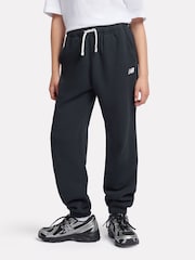 New Balance Black Kids French Terry Small Logo Joggers - Image 1 of 8