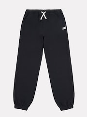 New Balance Black Kids French Terry Small Logo Joggers - Image 6 of 8