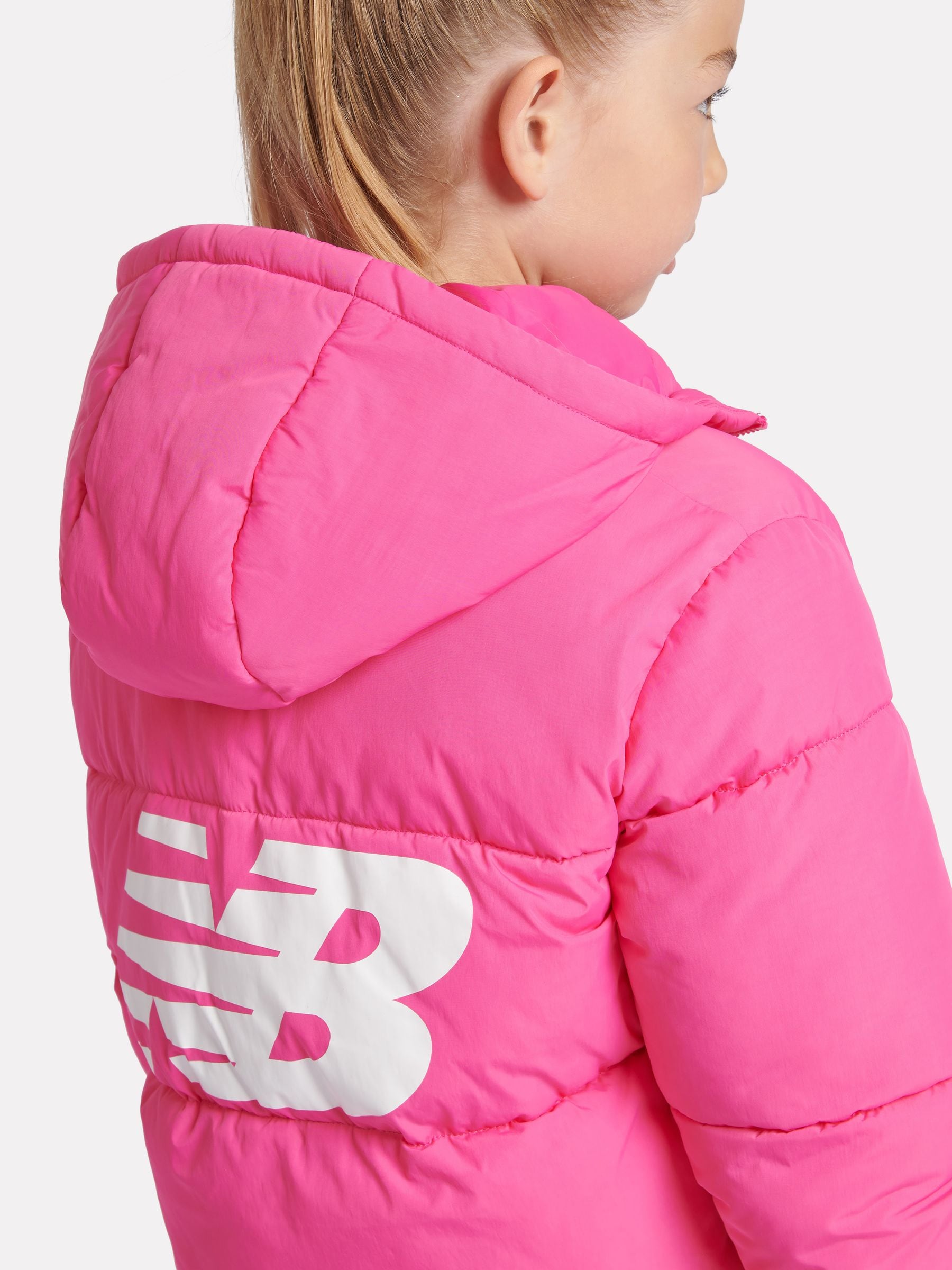 Buy New Balance Pink Girls Graphic Logo Coat from Next USA
