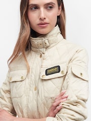 Barbour® International Cream Quilt Jacket - Image 3 of 6