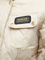 Barbour® International Cream Quilt Jacket - Image 5 of 6