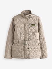 Barbour® International Cream Quilt Jacket - Image 6 of 6